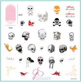 Clattering Bones (CjS-H-81) -  CJS Medium Stamping Plate